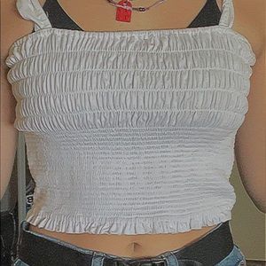 2 Forever 21 Stretchy crop tops